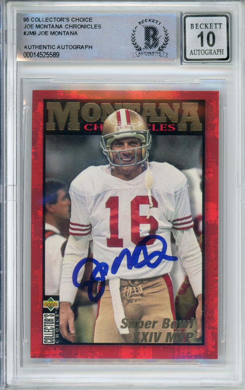 1995 Collector's Choice Joe Montana Chronicles #JM9 Joe Montana  Image 1