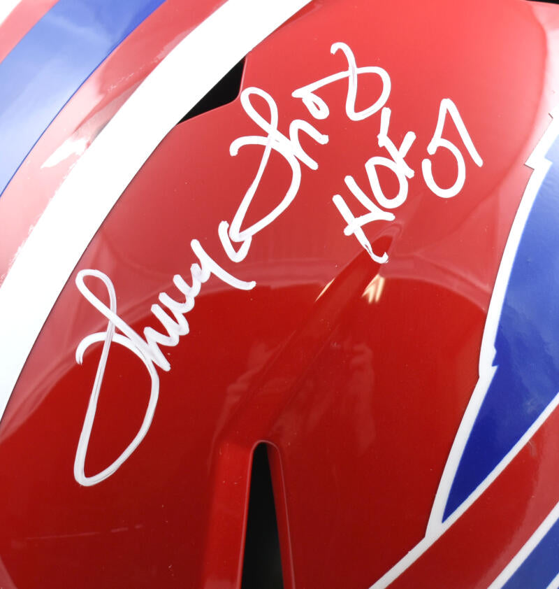 Thurman Thomas Autographed Buffalo Bills 87-01 F/S Speed Helmet w/HOF-Beckett W Hologram *White Image 2