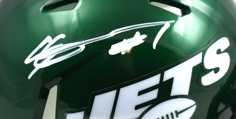 Ahmad Sauce Gardner Autographed New York Jets Speed Mini Helmet-Beckett W Hologram *White Image 2