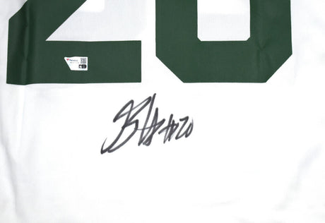 Breece Hall Autographed New York Jets Nike Game Jersey - Fanatics *Black Image 2