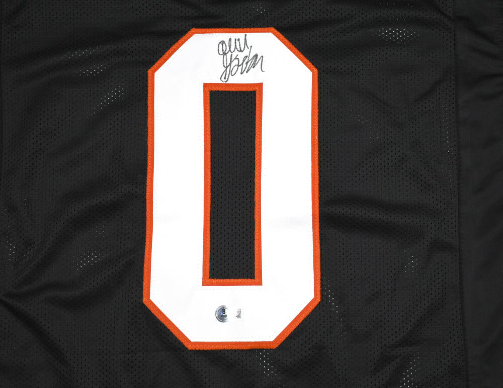 Ollie Gordon II Autographed Black College Style Jersey - Beckett W Hologram *Black Image 2