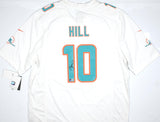 Tyreek Hill Autographed Miami Dolphins Nike White Game Jersey-Beckett W Hologram *Black Image 1