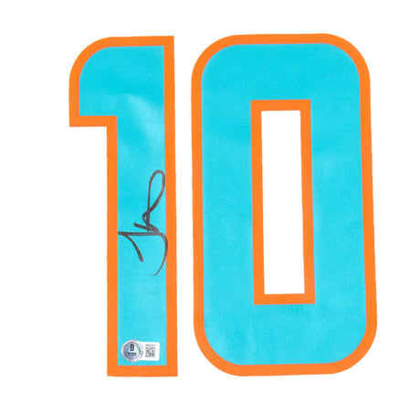 Tyreek Hill Autographed Miami Dolphins Nike White Game Jersey-Beckett W Hologram *Black Image 2