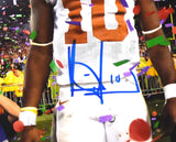 Vince Young Autographed Texas Longhorns 8x10 Confetti Photo - Beckett W Hologram *Blue Image 2