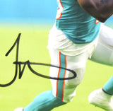 Tyreek Hill Autographed Miami Dolphins 8X10 Teal Jersey Photo- Beckett W Hologram *Black Image 2