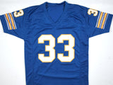 Tony Dorsett Autographed Blue College Style Jersey w/ Heisman - Beckett W Hologram *Black Image 3