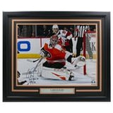 Carter Hart Signed Framed Flyers 16x20 Photo 10/9/19 1st NHL SO Fanatics - Sports Integrity