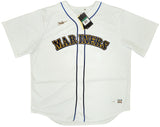 Seattle Mariners Ken Griffey Jr. Autographed White Nike Jersey Size XL Beckett BAS & MCS Holo Stock #194791