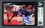 Dennis Rodman Autographed 1998-99 Fleer Ultra Card #80 Chicago Bulls Beckett BAS #12517202