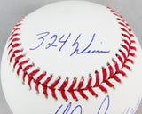 Nolan Ryan Autographed Rawlings OML Baseball W/ 3 Inscriptions- AIV Hologram