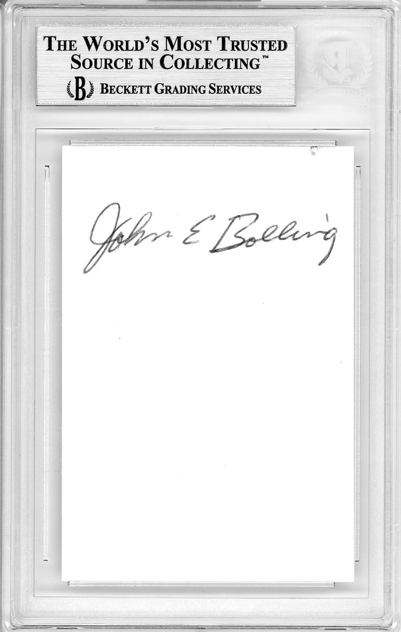 Jack John Bolling Autographed 1979 Diamond Greats Card #312 Philadelphia Phillies Beckett BAS #10711457