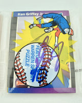 Ken Griffey Jr. Autographed Sealed 1989 Donruss Baseball Rack Pack Rookie Seattle Mariners Beckett BAS #BB79342