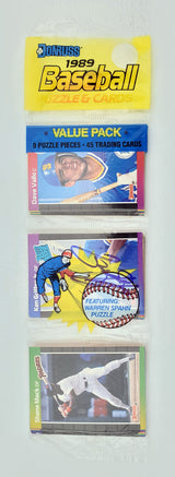 Ken Griffey Jr. Autographed Sealed 1989 Donruss Baseball Rack Pack Rookie Seattle Mariners Beckett BAS #BB79340