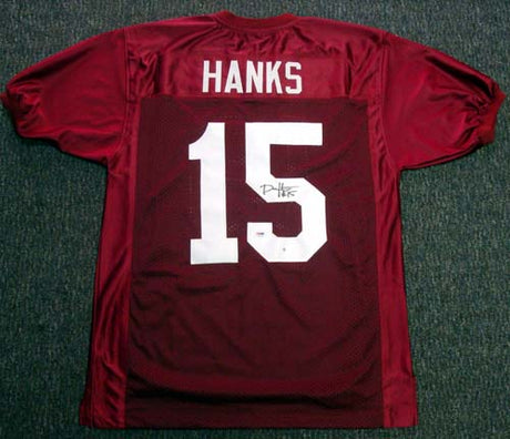 Alabama Crimson Tide Darius Hanks Autographed Red Jersey PSA/DNA RookieGraph Stock #29383