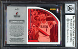 Damian Lillard Autographed 2019-20 Panini Prizm Get Hyped Green Card #8 Portland Trail Blazers Auto Grade Gem Mint 10 Beckett BAS #13605646