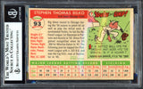 Steve Bilko Autographed 1955 Topps Card #93 Chicago Cubs Beckett BAS #13610052