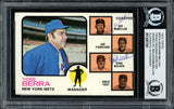 Al "Rube" Walker & Roy McMillan Autographed 1973 Topps Card #257 New York Mets Beckett BAS #12057381