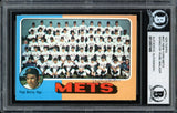 Al "Rube" Walker Autographed 1975 Topps Card #421 New York Mets Beckett BAS #12057489