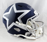 Dak Prescott Autographed Dallas Cowboys F/S AMP Speed Helmet-Beckett Auth *White