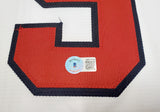 Atlanta Braves Freddie Freeman Autographed White Nike Jersey World Series Patch Size XL Beckett BAS QR Stock #200886