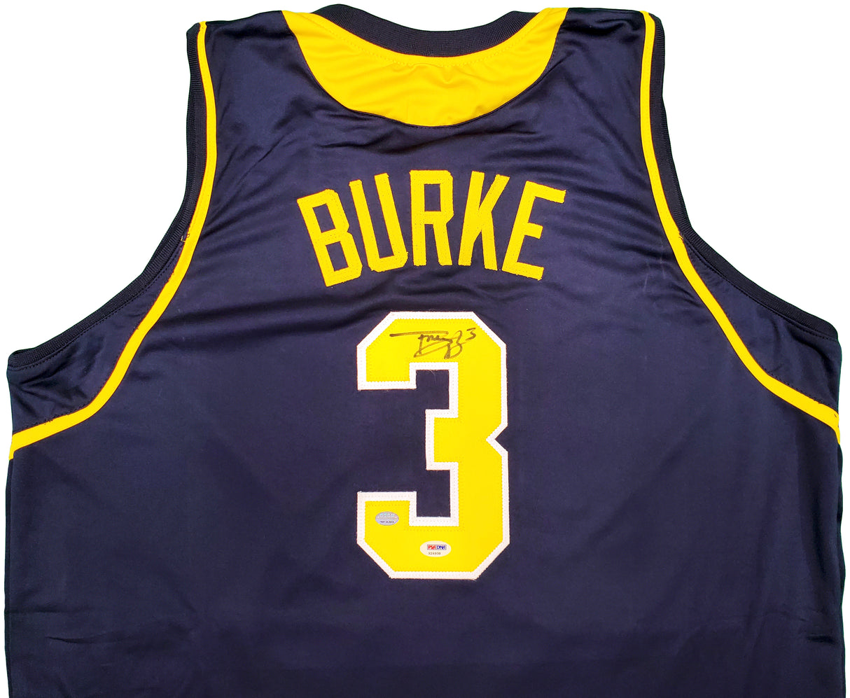 Michigan Wolverines Trey Burke Autographed Blue Jersey PSA/DNA Stock #200888