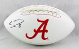 Calvin Ridley Signed Alabama Crimson Tide Logo Football- Beckett W *Black