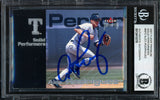 Alex Rodriguez Autographed 2001 Fleer Premium Solid Performers Card #SP2 Texas Rangers Beckett BAS #12410378