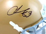 Chase Claypool Autographed Notre Dame Fighting Irish Mini Helmet- Beckett W Auth