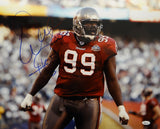 Warren Sapp HOF Autographed 16x20 Tampa Bay Horizontal Photo- JSA W Auth