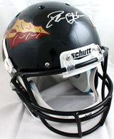 Deion Sanders Signed Florida State Seminoles F/S Black Helmet- Beckett Auth *Sil