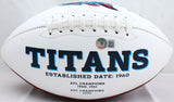 AJ Brown Autographed Tennessee Titans Logo Football-Beckett W Hologram *Black