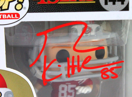 George Kittle Signed San Francisco 49ers Funko Pop Figurine- Beckett W Holo *Red