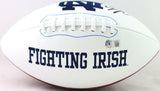 Chase Claypool Signed Notre Dame Fighting Irish Logo Football- Beckett W *Black