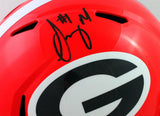 Sony Michel Autographed Georgia Bulldogs Speed F/S Helmet - Beckett W *Black