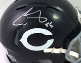 Cole Kmet Autographed Chicago Bears Speed 60s TB Mini Helmet- Beckett W *Silver