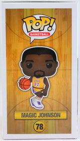 Magic Johnson Autographed LA Lakers Funko Pop Figurine #78- Beckett W Hologram