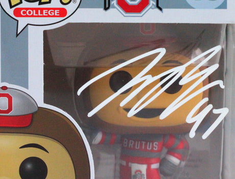 Joey Bosa Autographed Ohio State Funko Pop Figurine- Beckett W *Red *Damaged