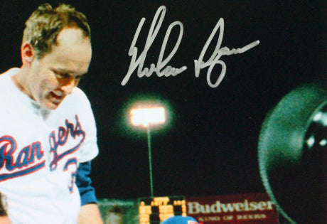 Nolan Ryan Autographed TX Rangers 8x10 Celebration Photo- AIV Holo/Ryan Holo *S