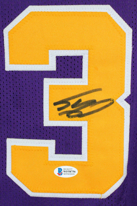 Shaquille O'Neal Autographed Purple College Style Jersey - Beckett W Auth *L3