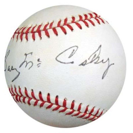 Barney McCosky Autographed Official NL Baseball Detroit Tigers, Oakland A's PSA/DNA #P72213