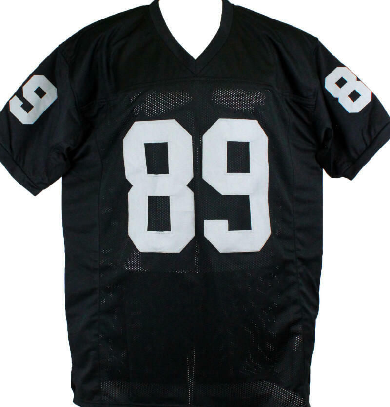 Bryan Edwards #89 Autographed Black Pro Style Jersey - Beckett W Auth *8