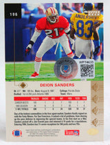 1994 SP #196 Deion Sanders Falcons Autograph Beckett Witness