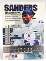 1998 Skybox Thunder #206 Deion Sanders Dallas Cowboys Autograph Beckett Witness