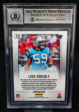 2012 Panini Prizm #279A Luke Kuechly Carolina Panthers BAS Autograph 10