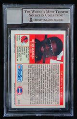 1989 Pro Set #486 Deion Sanders Atlanta Falcons BAS Autograph 10