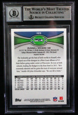 2012 Topps #165A Russell Wilson Seattle Seahawks BAS Autograph 10