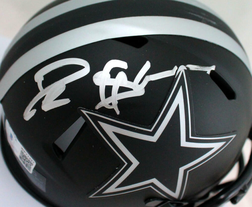 Deion Sanders Autographed Dallas Cowboys Eclipse Speed Mini Helmet-BeckettW Holo