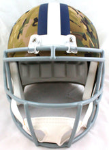 Deion Sanders Autographed Cowboys F/S Camo Speed Helmet-Beckett W Hologram