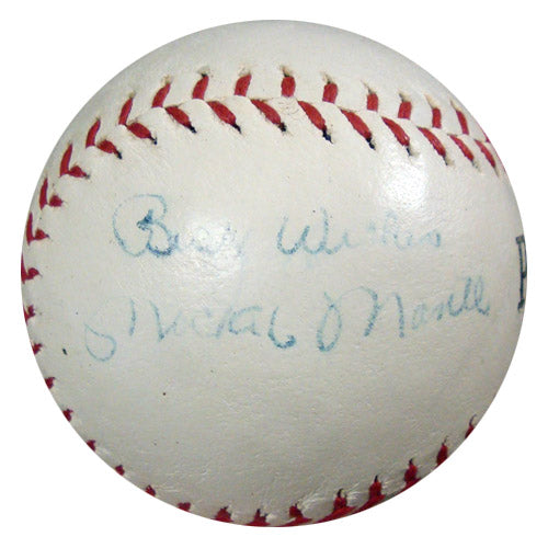Mickey Mantle Autographed Park League Baseball New York Yankees "Best Wishes" 1950's Vintage Signature PSA/DNA #Q07806
