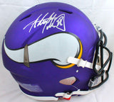 Adrian Peterson Autographed Vikings F/S Speed Authentic Helmet- Beckett W Holo